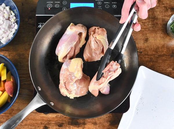 Savory Peach & Chicken Skillet - Step 2